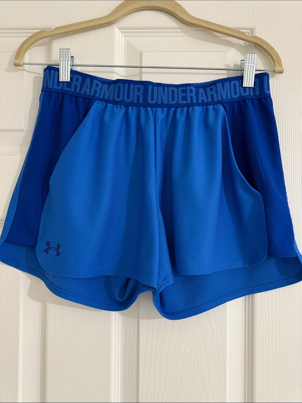 Under Armour Women's Royal Blue Performance Athletic Shorts
